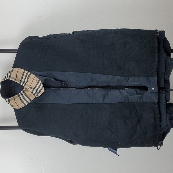 Burberry blue men full zipper lining winter jacket size XL - Picture 4 of 16